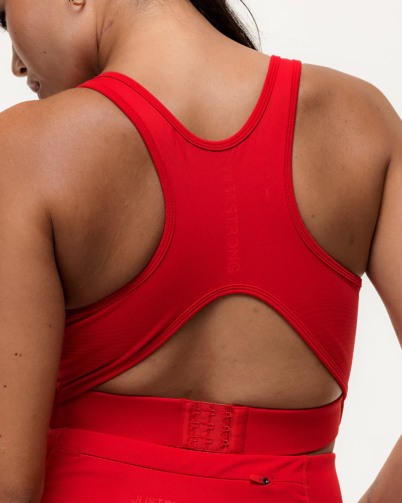 Agility Workout Bra - Ruby Red - Image 3