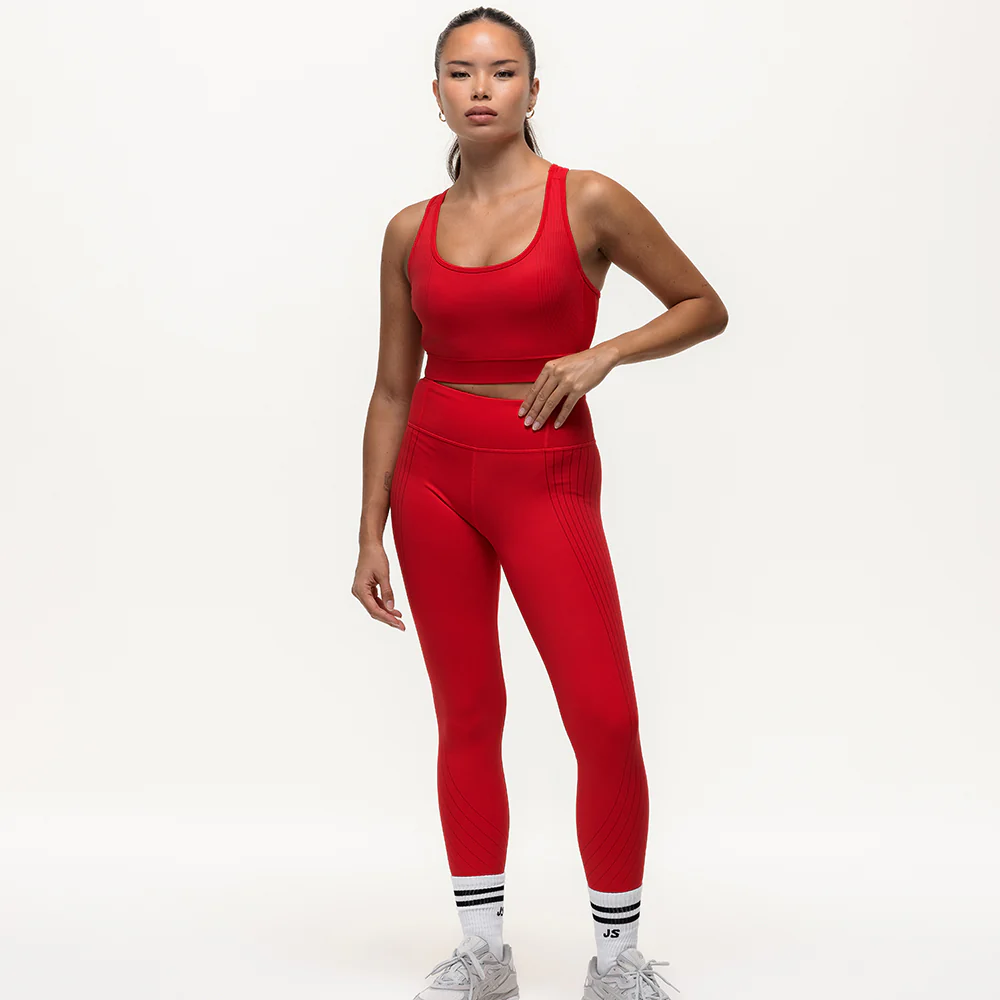 Agility Workout Bra - Ruby Red - Image 4