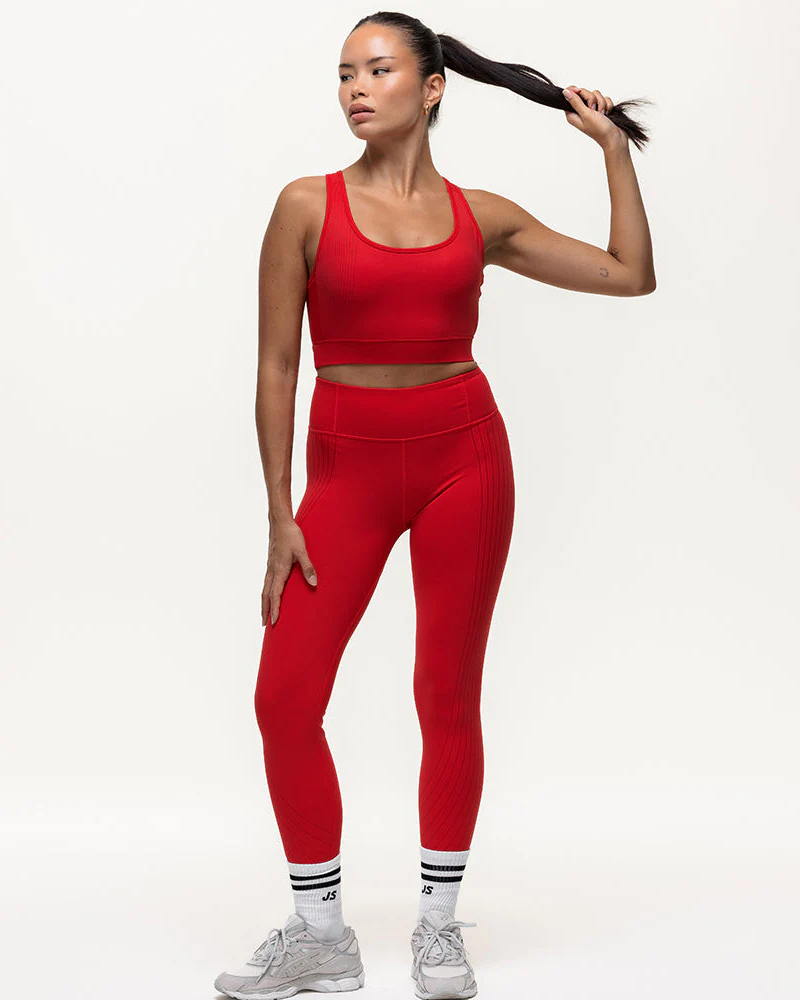 Agility Workout Bra - Ruby Red - Image 5
