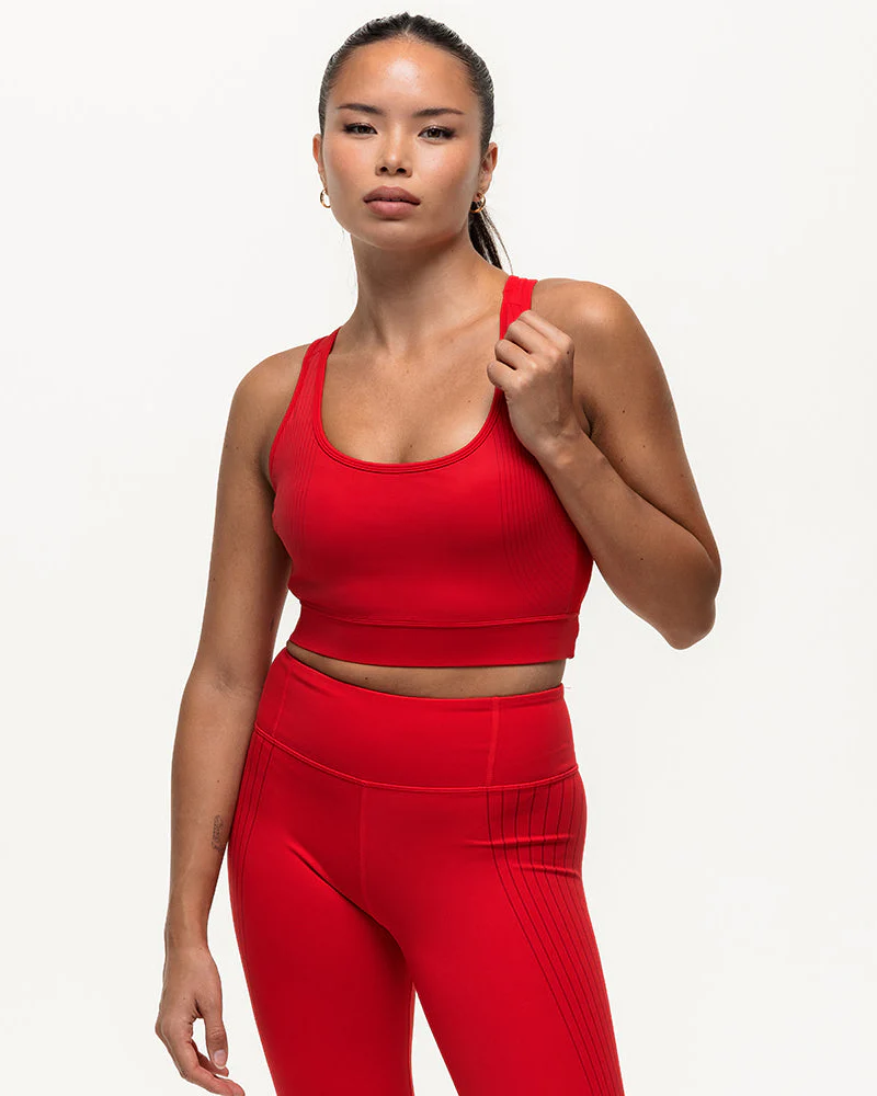 Agility Workout Bra - Ruby Red - Image 7