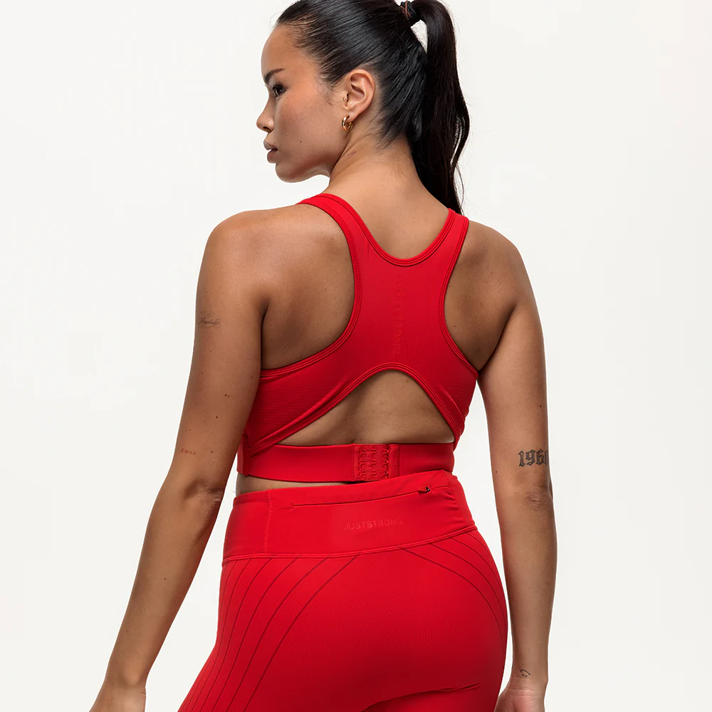 Agility Workout Bra - Ruby Red - Image 8