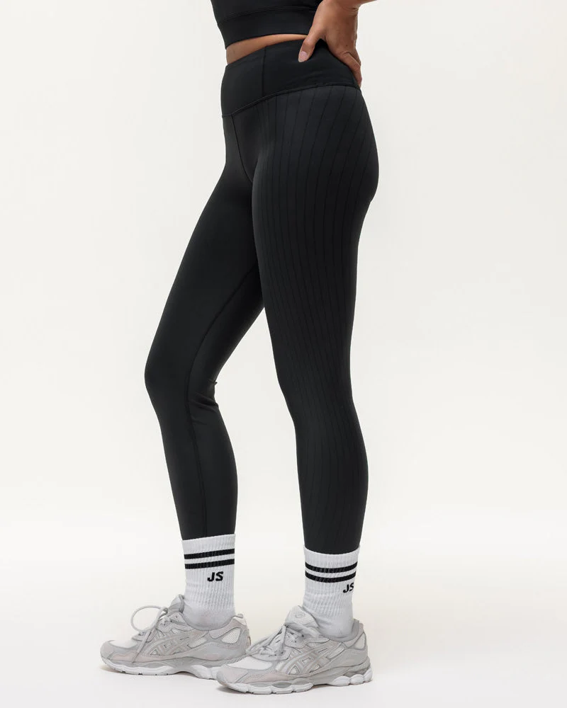 Agility Workout Leggings - Black Onyx - Image 6