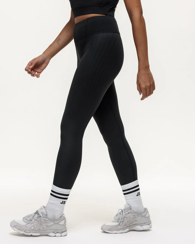 Agility Workout Leggings - Black Onyx - Image 7