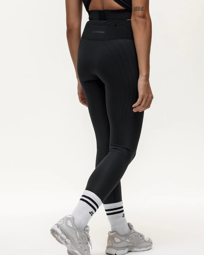 Agility Workout Leggings - Black Onyx - Image 8