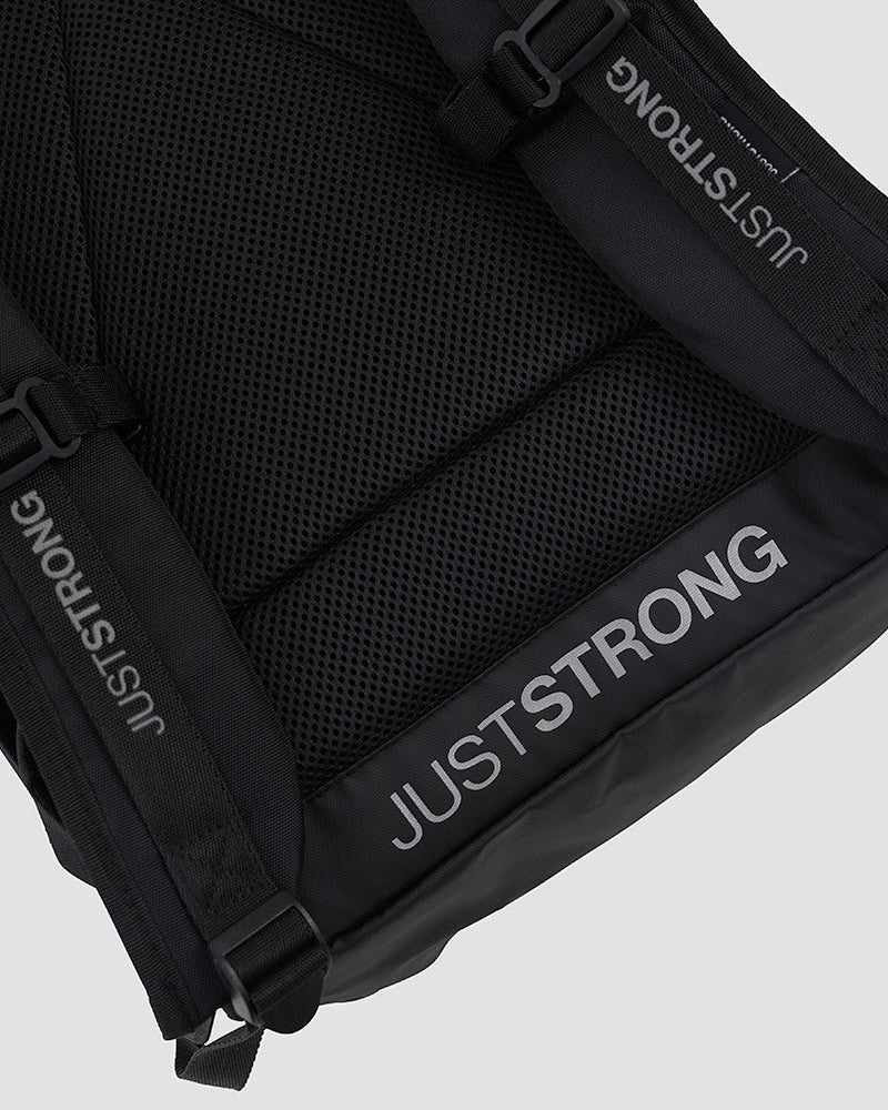 Black Luxe Rolltop Backpack - Image 3