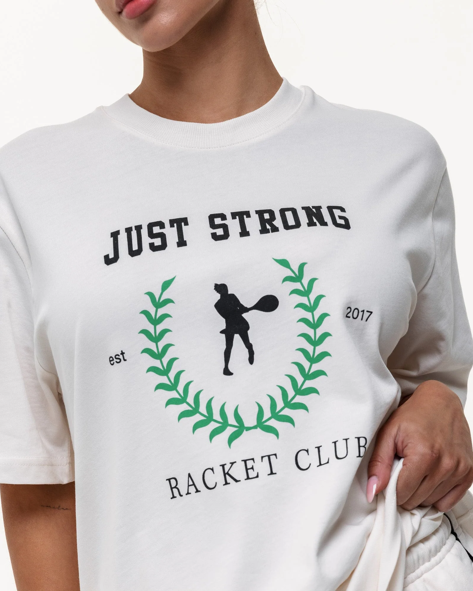 Club House Oversized Game Tee - Off White - Image 5