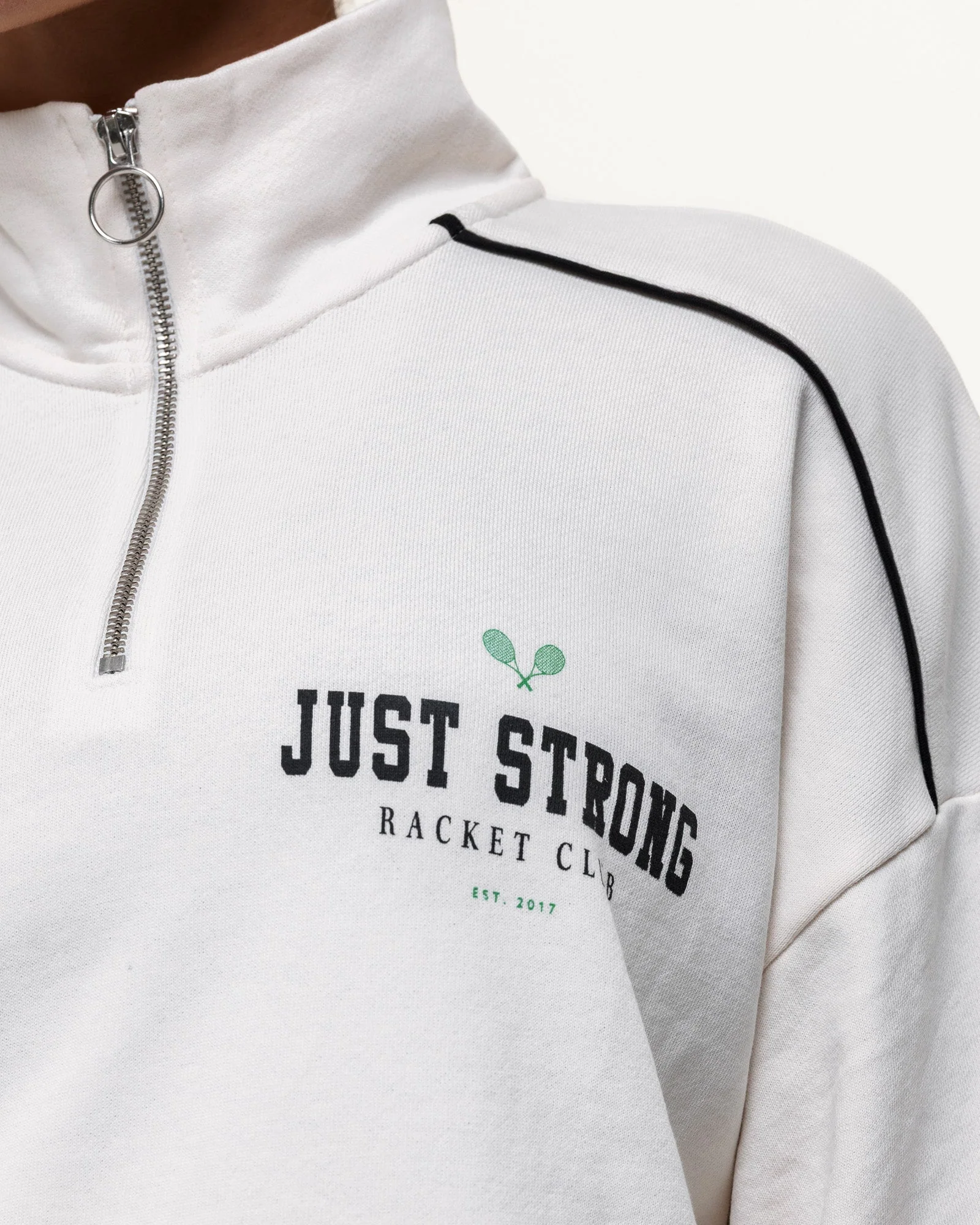 Club House Quarter Zip - Off White - Image 4