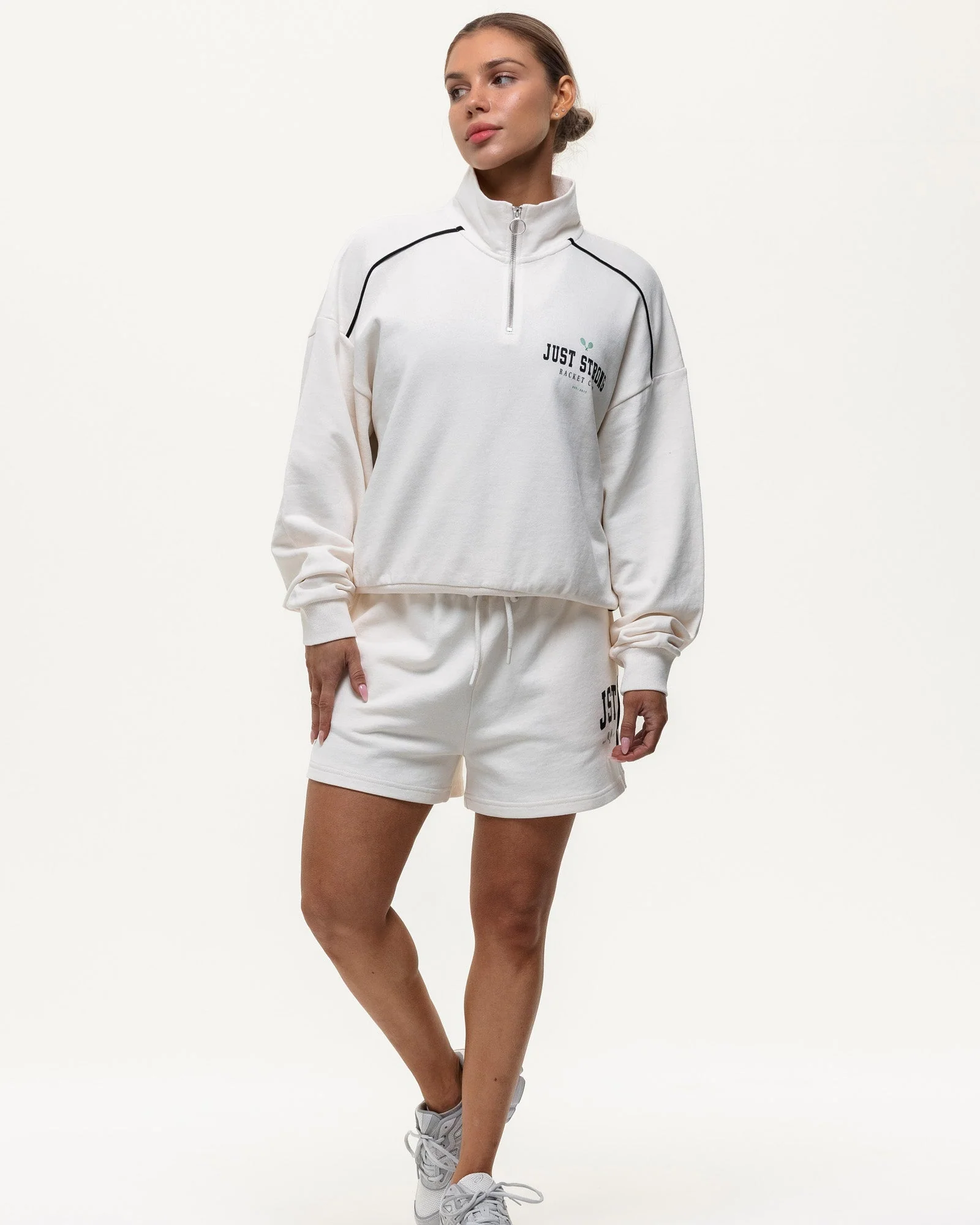 Club House Quarter Zip - Off White - Image 6