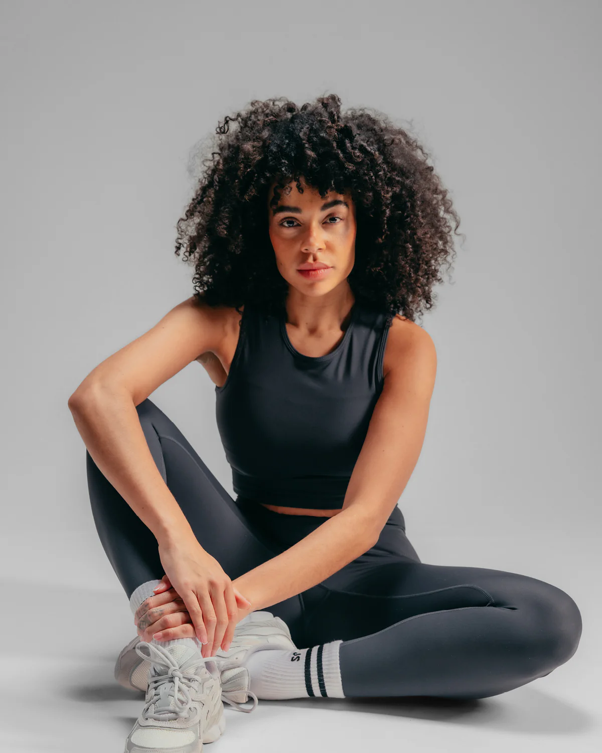 Crop Tank - Washed Black - Image 5