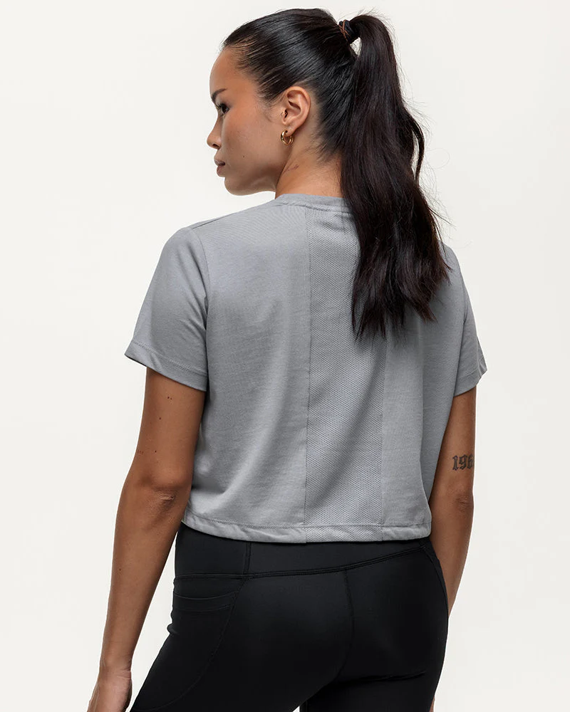 Everyday Drawstring Tee - Shadow Grey - Image 6
