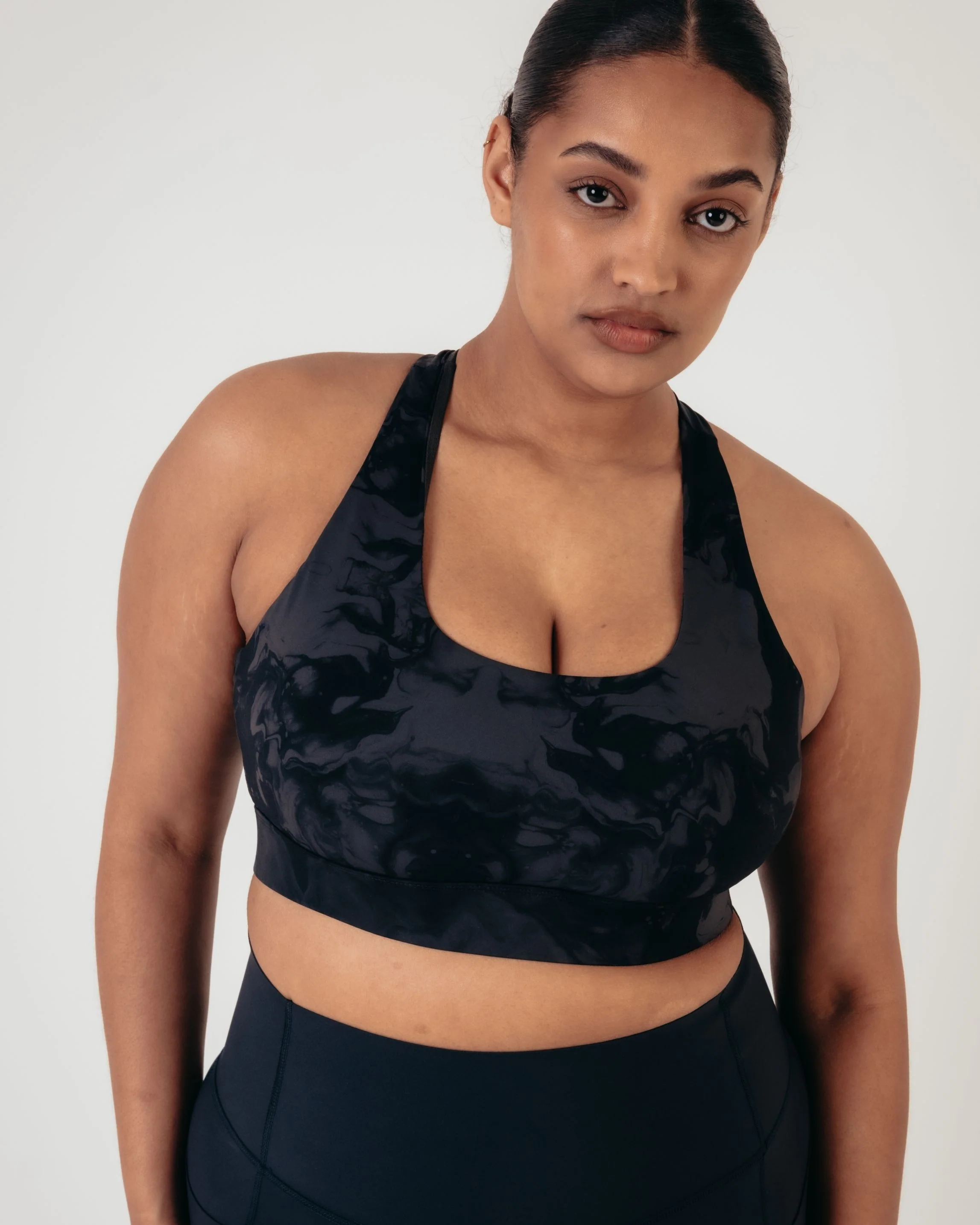 Flex Medium Support Bra - Slate Marble - Image 5