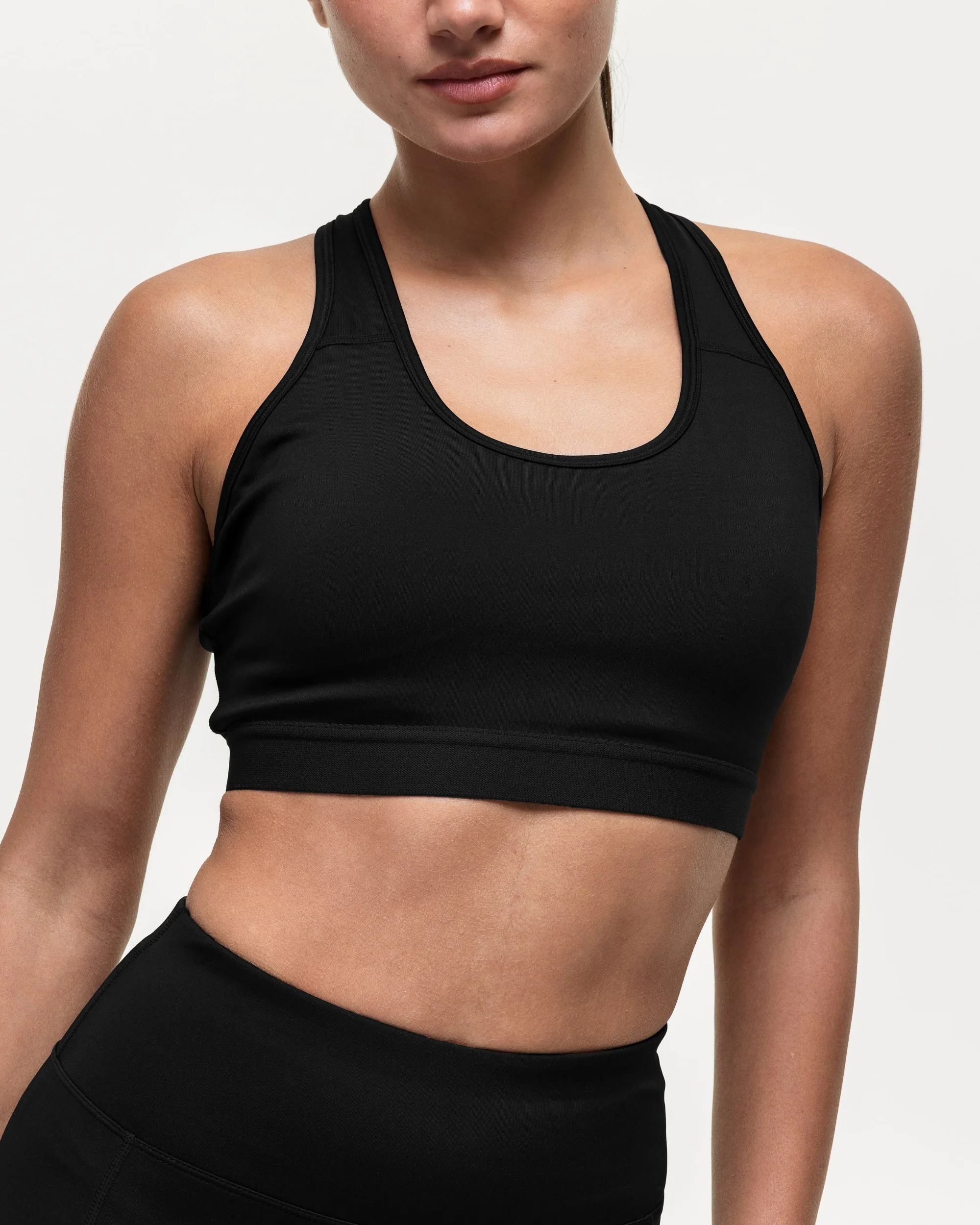Motion Medium Support Bra - Deep Black - Image 4