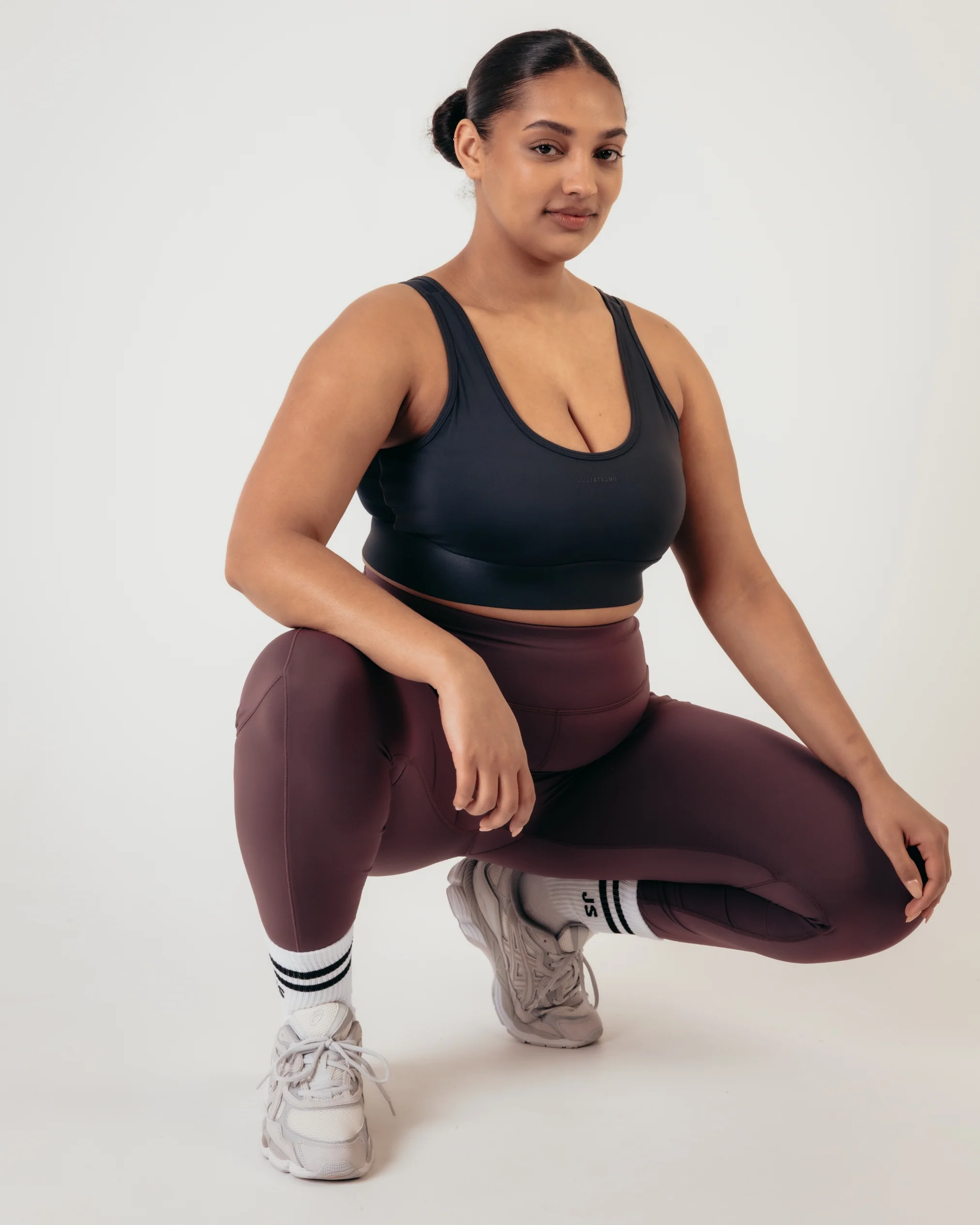 Power High Rise 7/8 Leggings - Burgundy - Image 7