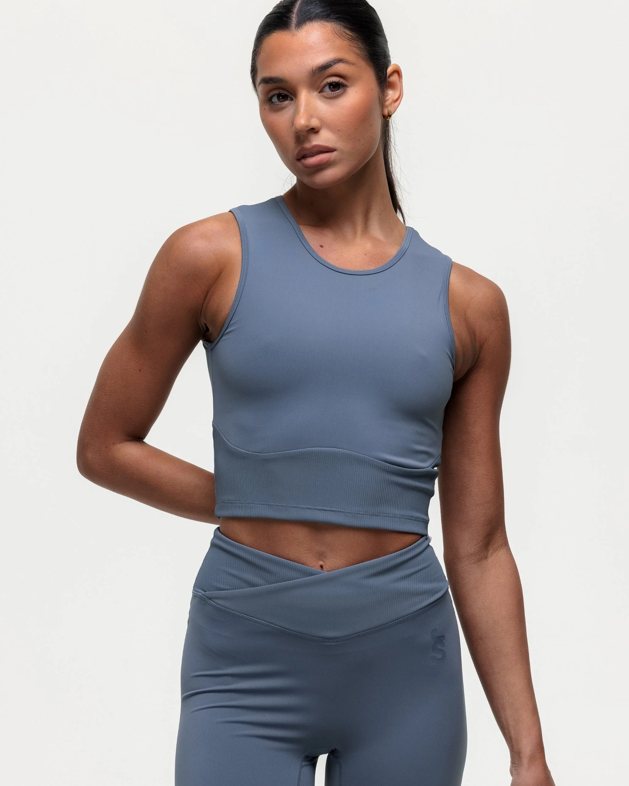 Prana Crop Vest - Graphite - Image 3