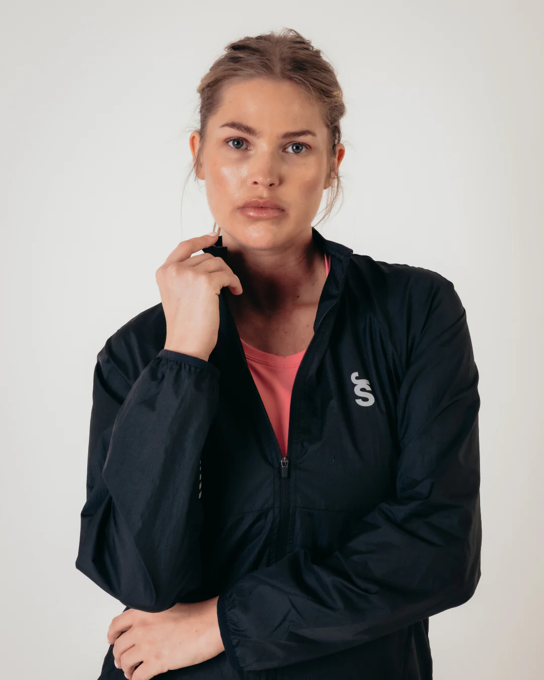Run Lite Water Resistant Jacket - Black Onyx - Image 3