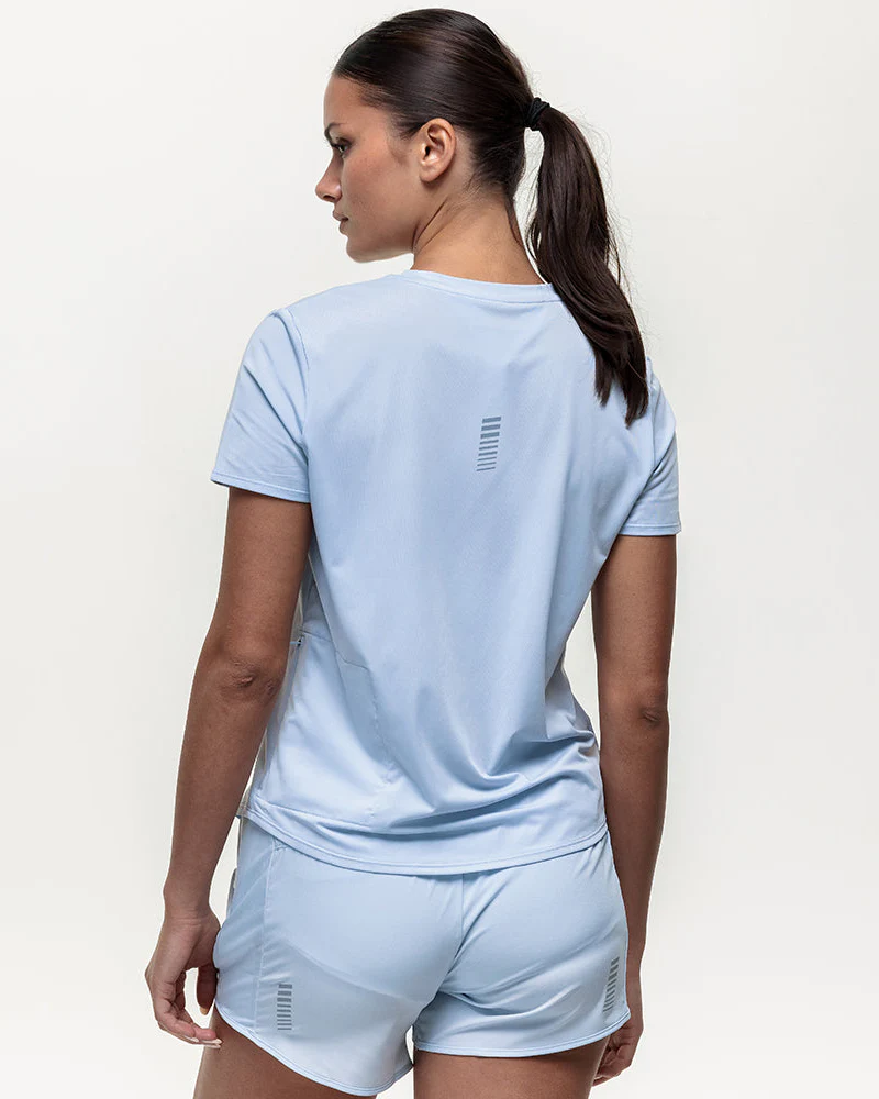 Run Tempo Pocket Tee - Ice Blue - Image 5