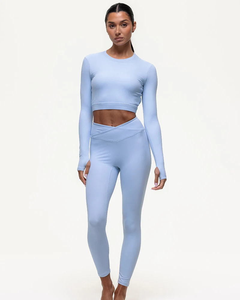 Shala Leggings - Cashmere Blue - Image 6