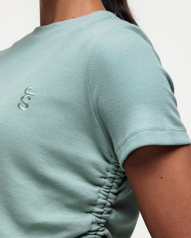 Shanti Ruched Tee - Seamoss - Image 7