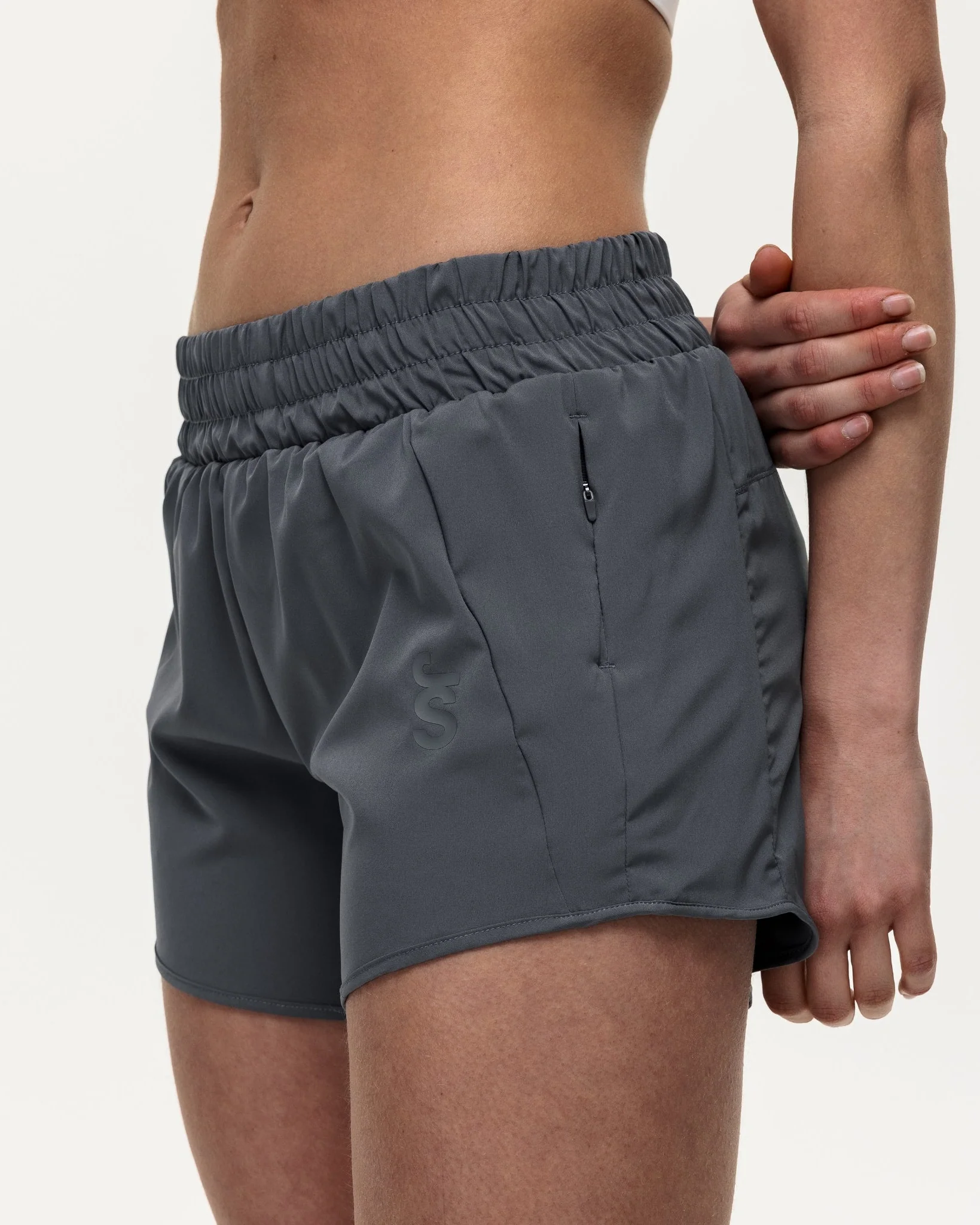 Tempo Lite High Rise Short - Slate - Image 3