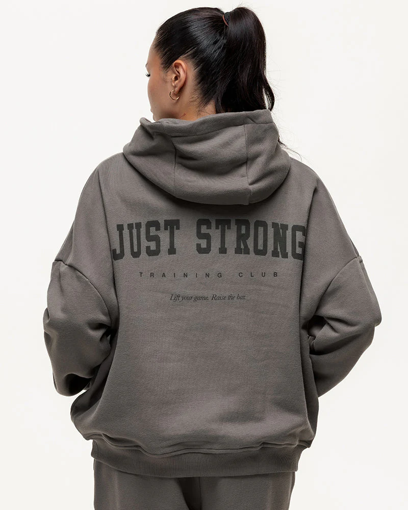 Training Club Oversized Hoodie - Washed Olive - Image 6