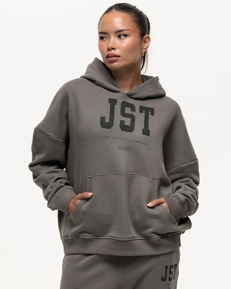 Training Club Oversized Hoodie - Washed Olive - Image 8