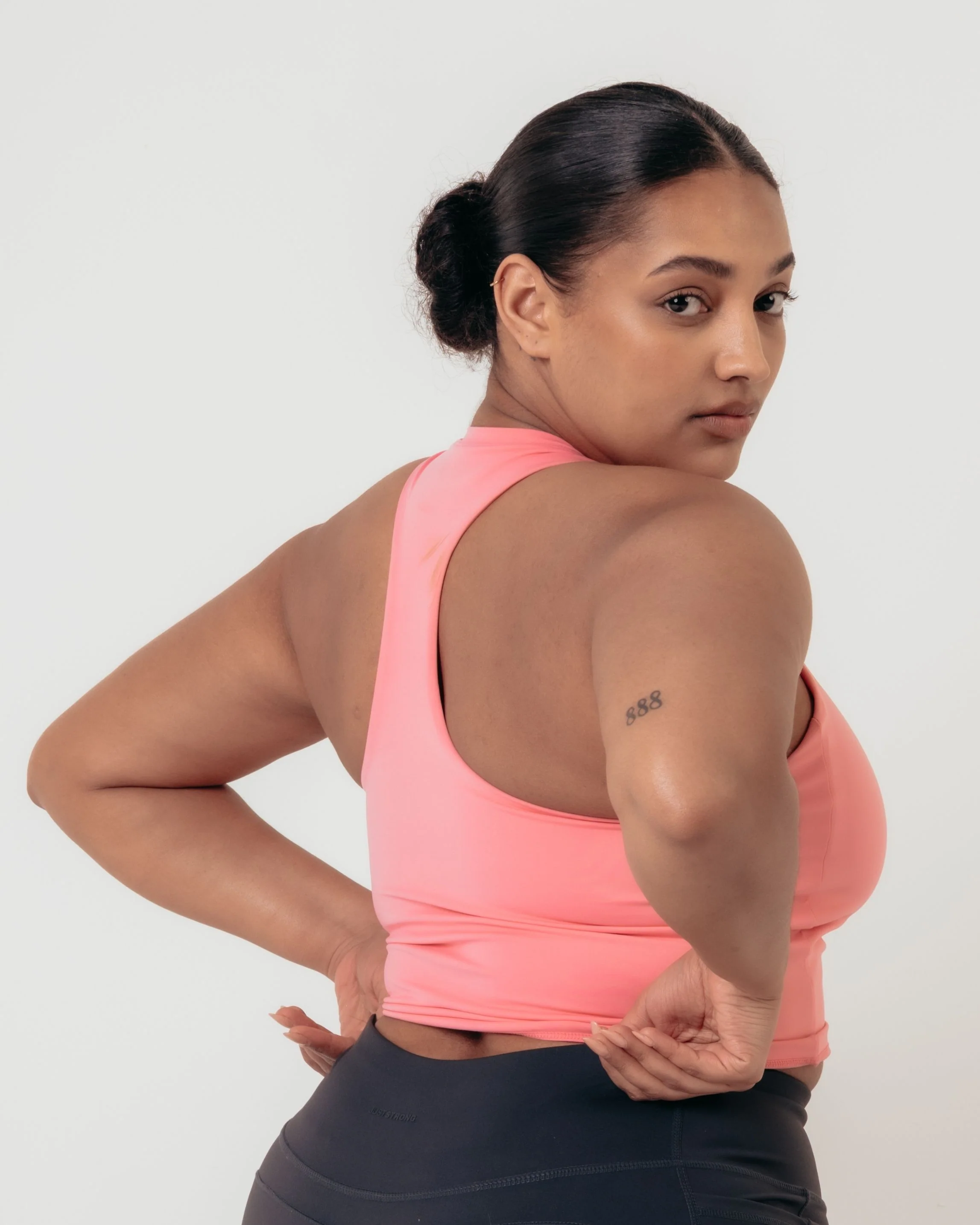 Training Crop Tank - Pink Lemonade - Image 6