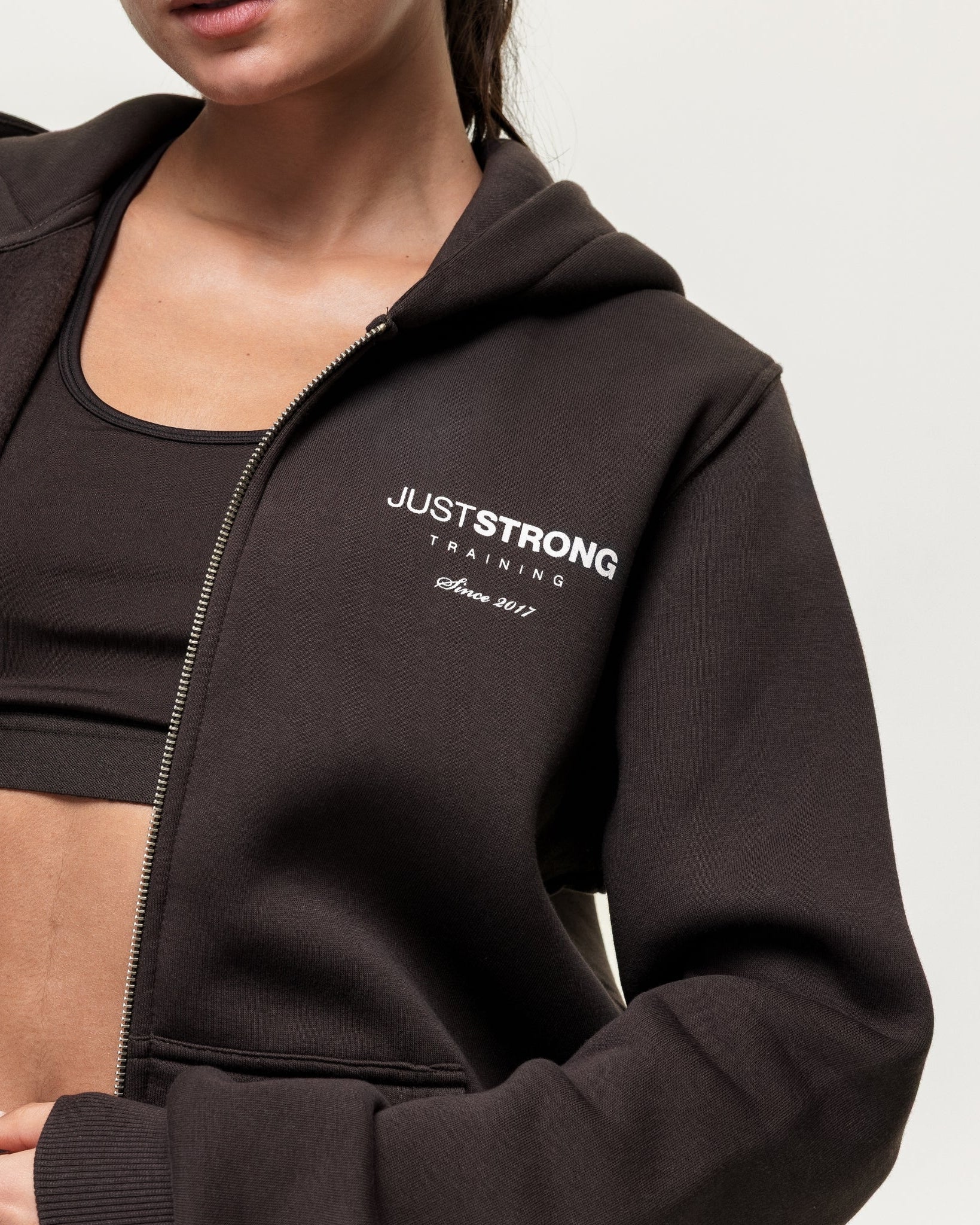 Training Essentials Motion Zip Hoodie - Cocoa - Image 4