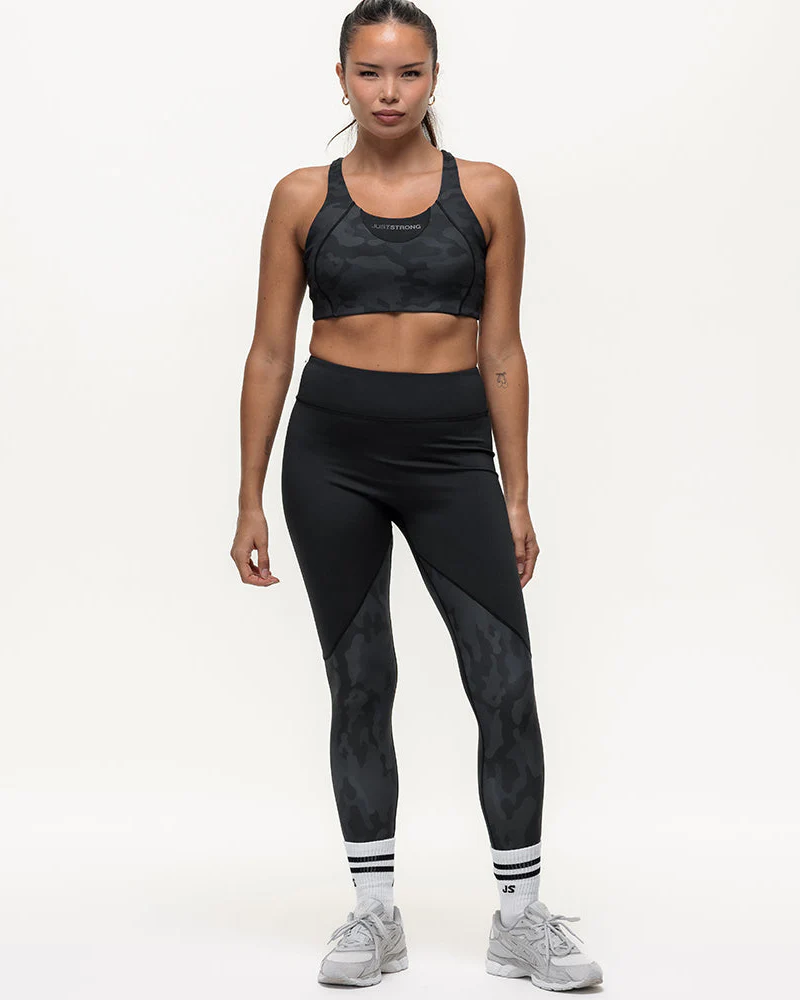 Vertex Camo High Rise Leggings - Black Onyx - Image 3