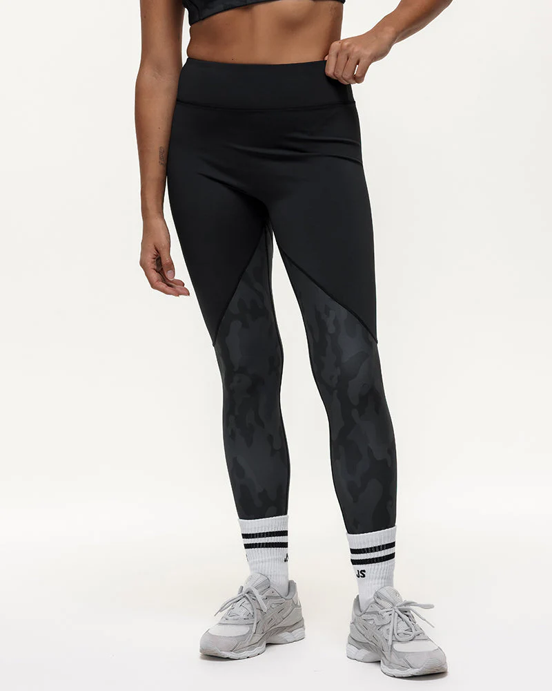 Vertex Camo High Rise Leggings - Black Onyx - Image 5