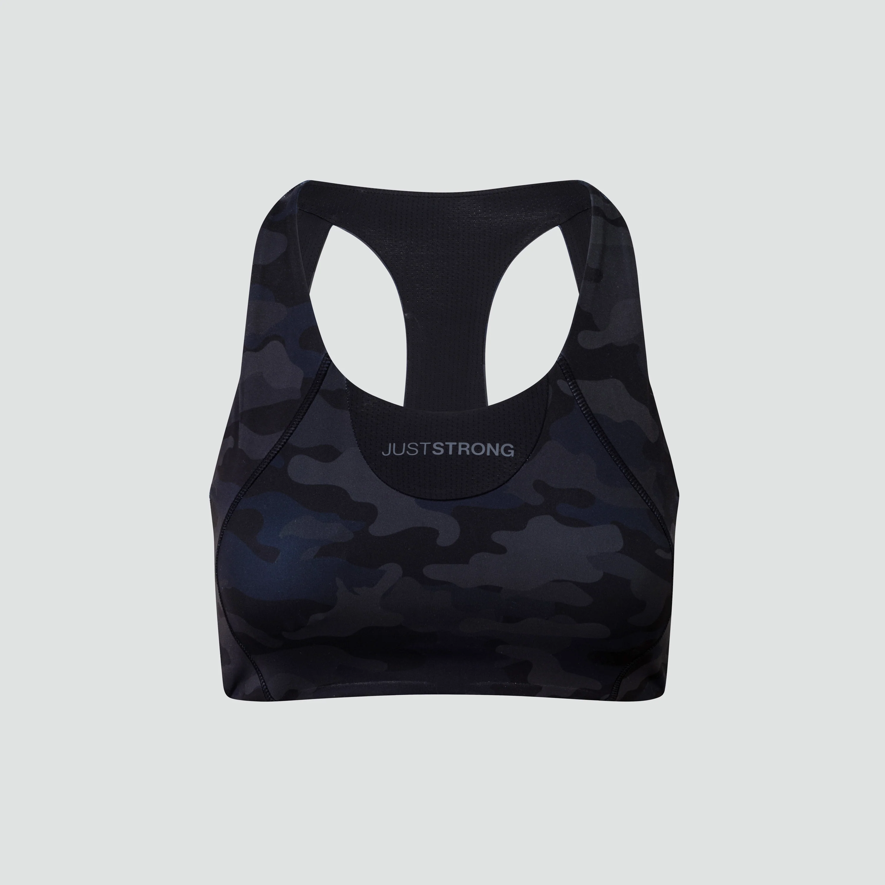 Vertex Camo Multi Strap Sports Bra - Black Onyx - Image 9